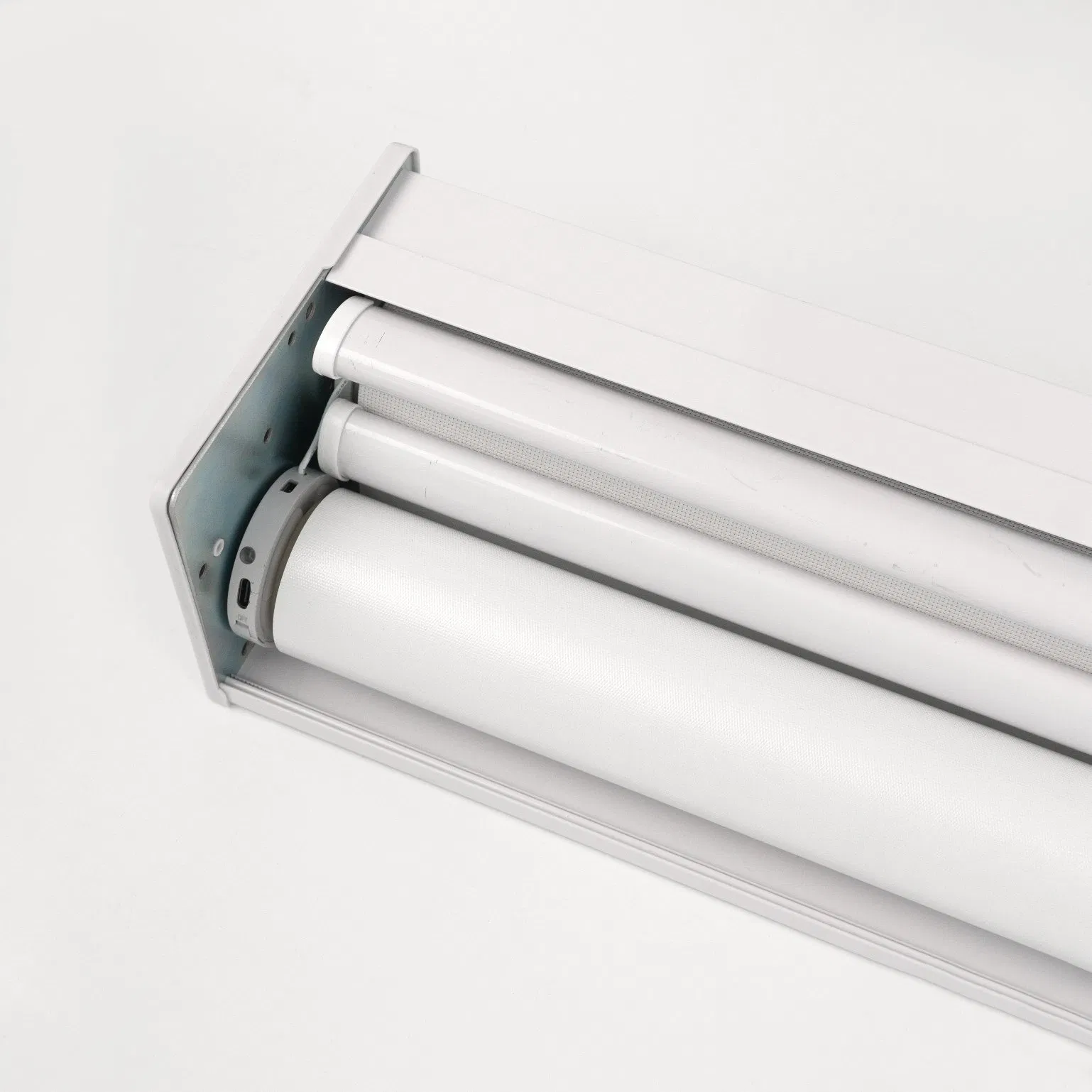 Sisheng Customized OEM/ODM Cordless and Electric Operation Double Layer Curtain for Indoor with Hot Sale Fast Delivery Wholesale Great Quality