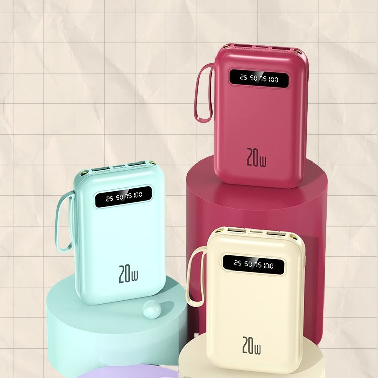 Portable Charger 10000mAh, Wireless Power Bank, Power Bank Fast Charging 20000mAh USB C in & out Power Bank Fast Charging Phone Charging Compatible with iPhone