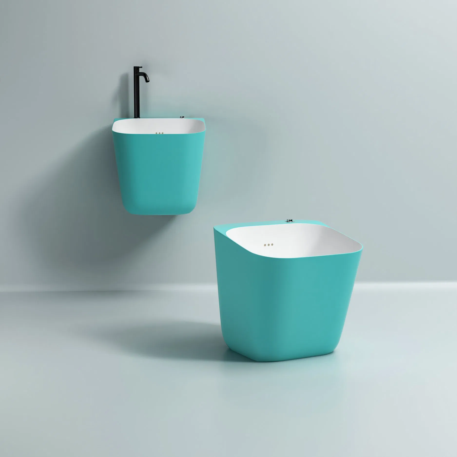 Chaozhou Sanitary Ware Wholesale Multi Color Wall Hung Floor Standing Mop Tub Mop Basin Mop Sink