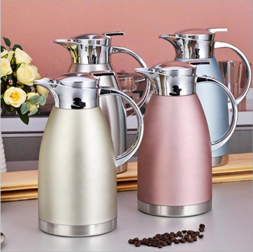 Stainless Steel Kitchenware Coffee Jug Warm Multicolor Business Household Vacuum Flask