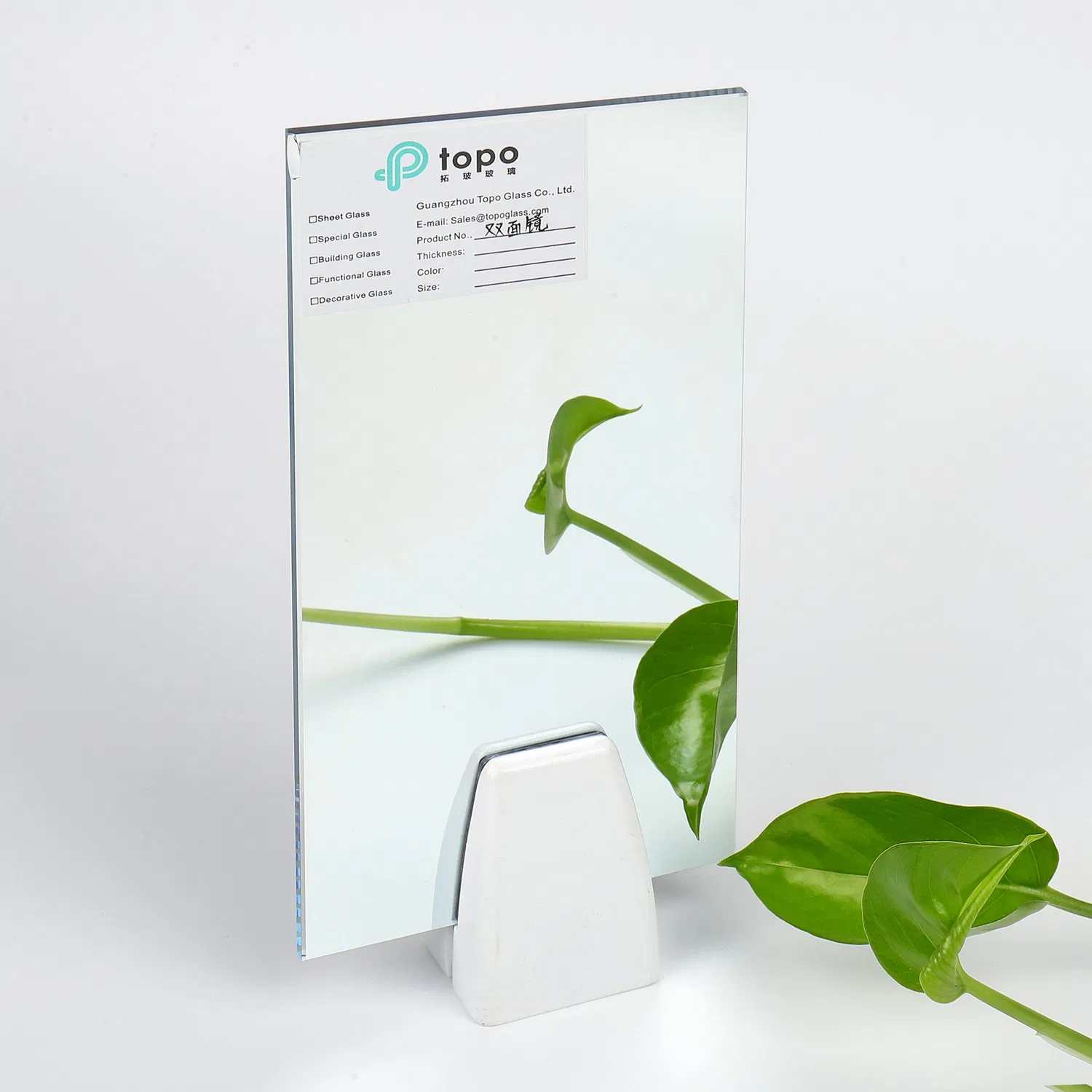 2mm-12mm Double-Sided Imaging Toughened Low Iron Silver Mirror (M-D)