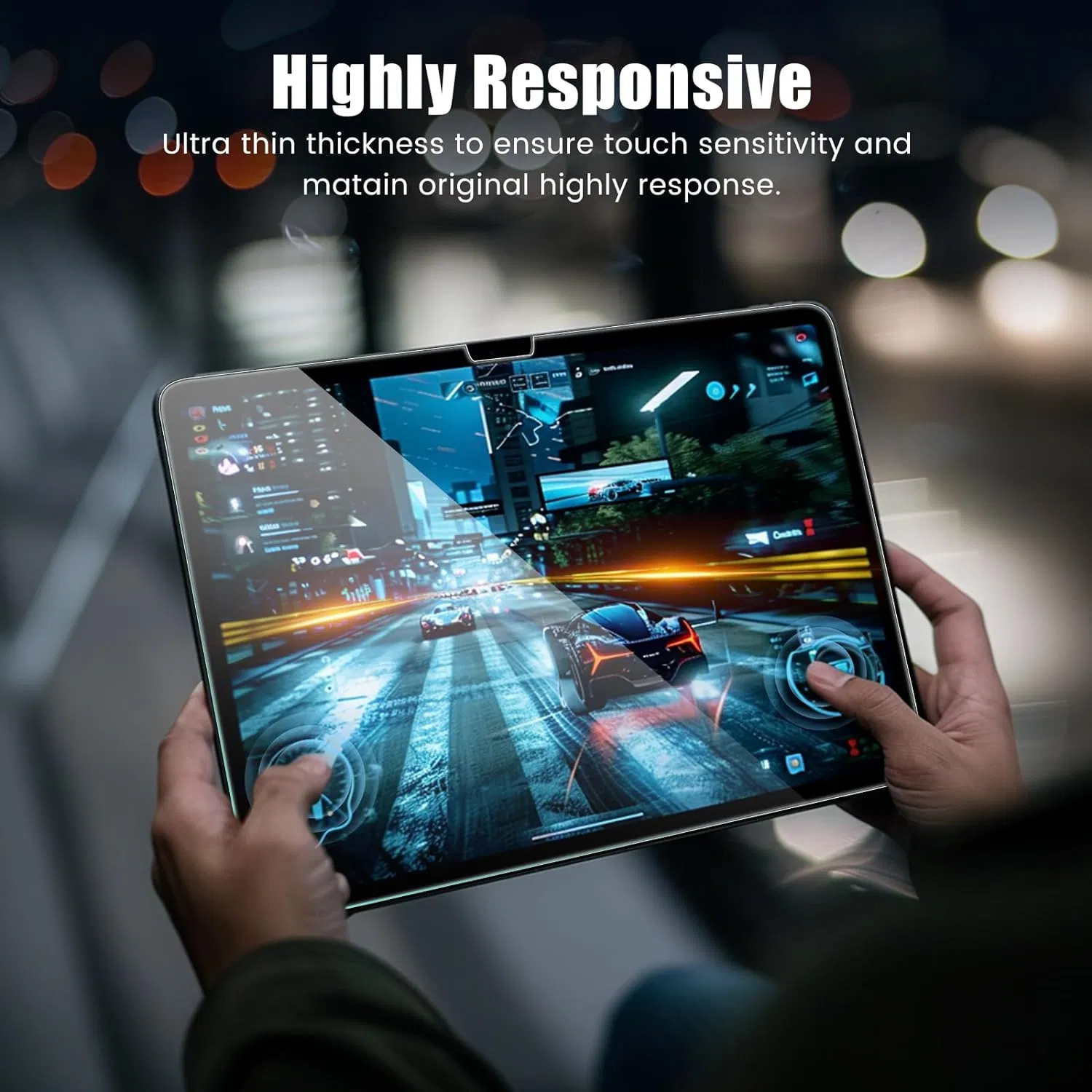 Защитное стекло 2.5D 9H для Apple iPad Air 11 (2024)