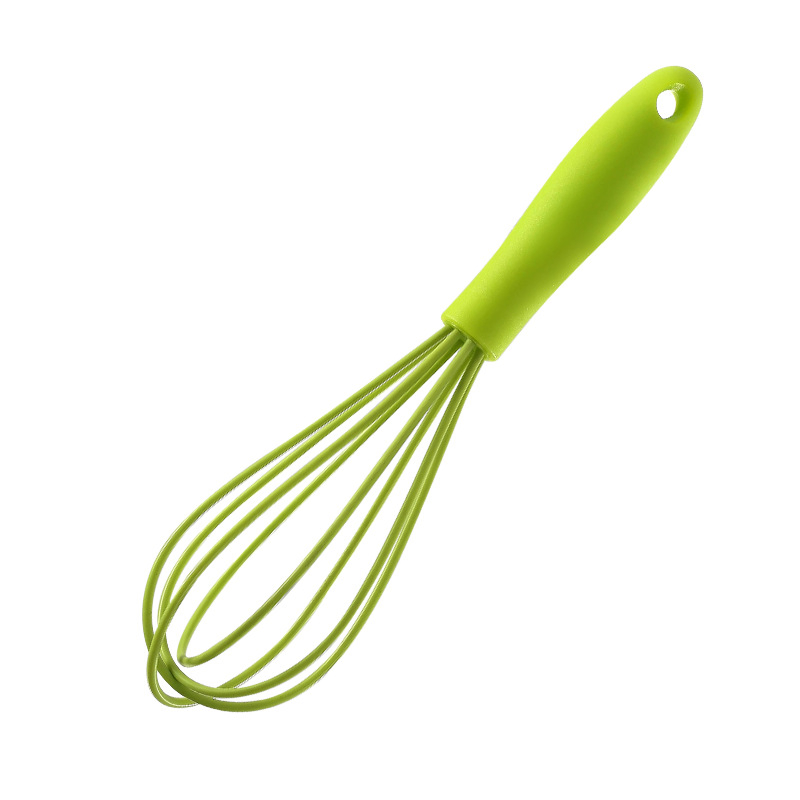 Household Mini Silicone Egg Beater with Handle Kitchen Egg Whisk Bake Tool Egg Agitator