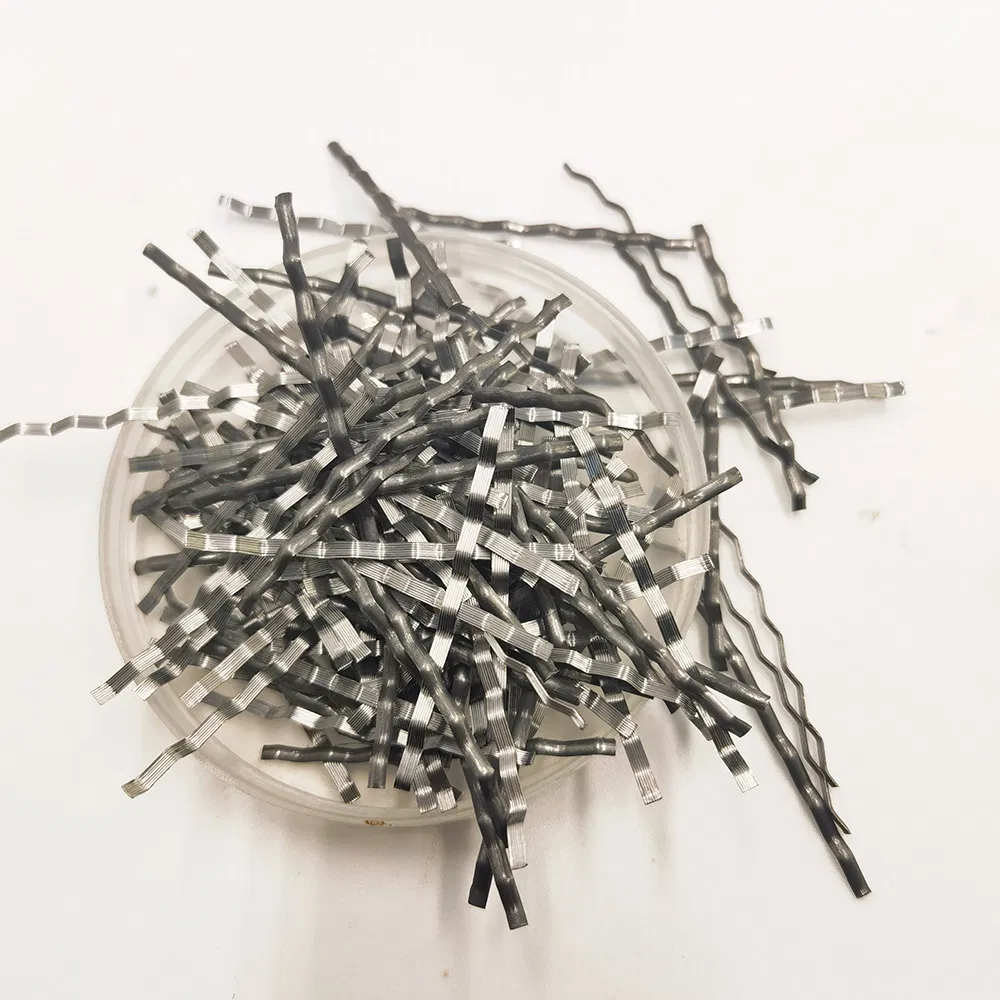 Mill Cut Steel Fiber (≥700MPa) for Rail Ties & Tunnel Lining