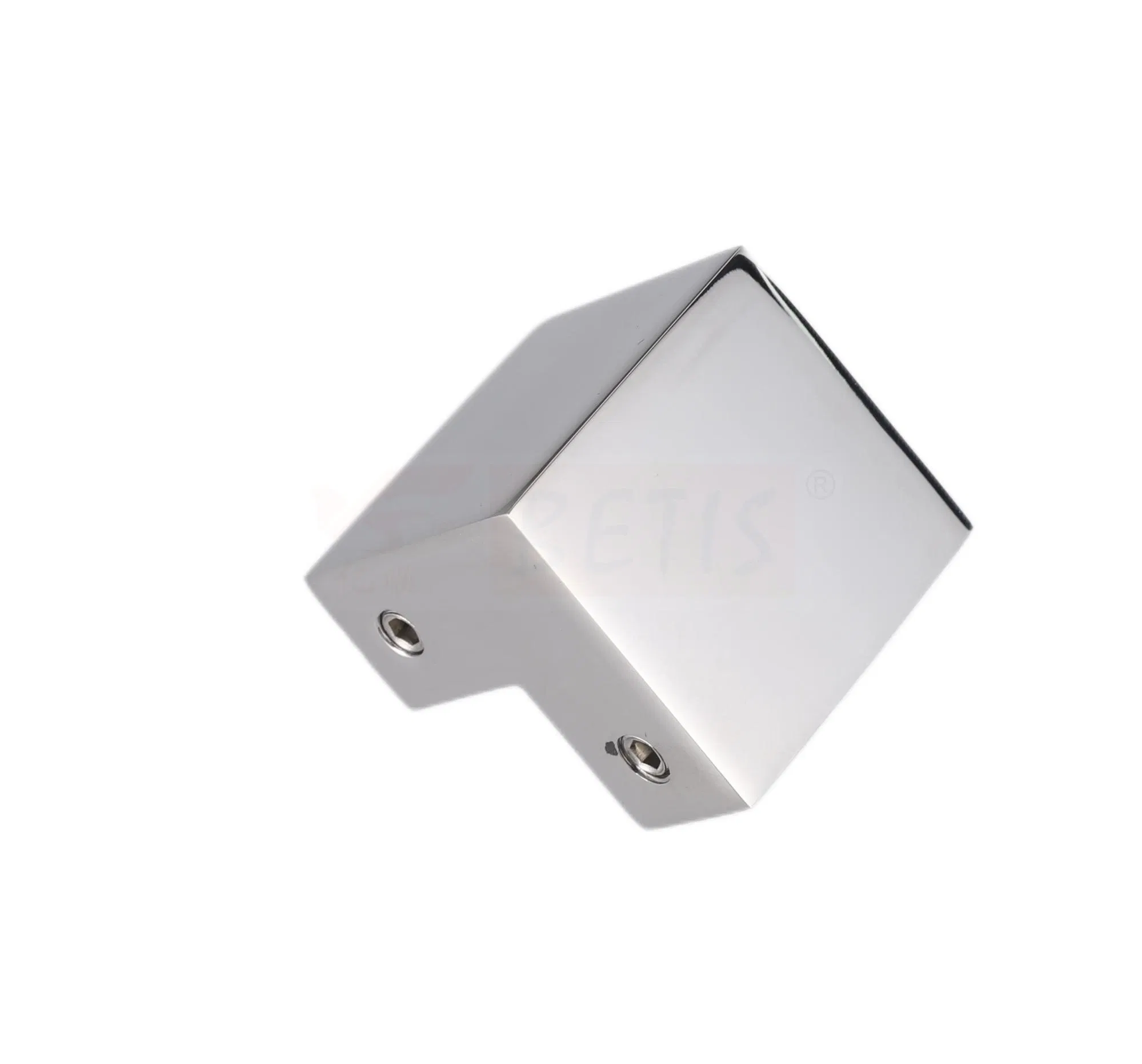 OEM 2024 Design V-Corner Shower-Enclosure Bathroom Hardware 304-Stainless-Steel 90 Degree Door Tube 2connector Bracket