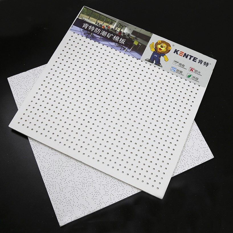 Dimensionally Stable Moisture-Proof Honeycomb Plasterboard Mineral Fiber Gypsum Ceiling Tiles for Hotel