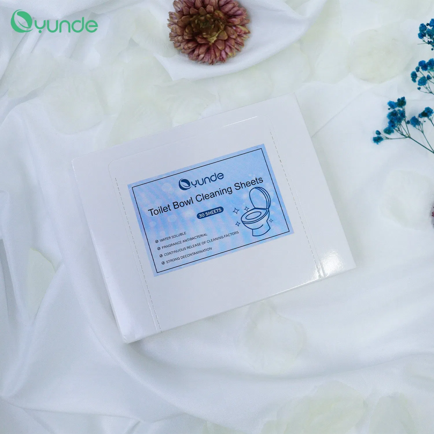 Eco Plastic Free Biodegradable Deodorization Toilet Bowl Cleaning Sheets