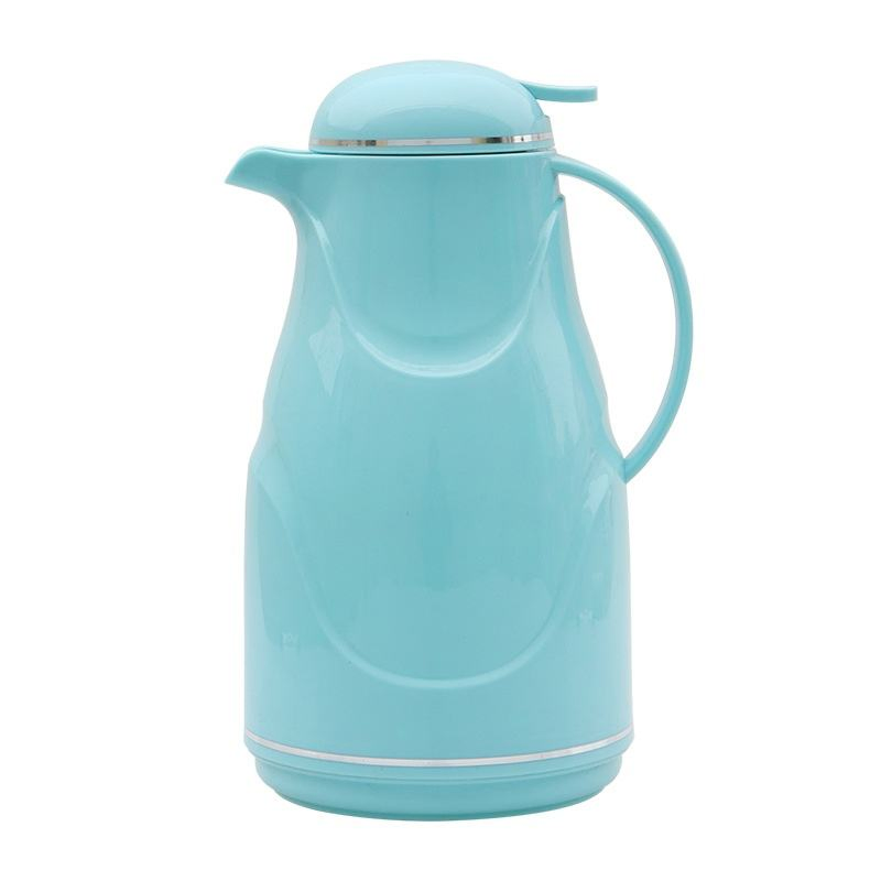 Outer Plastic Shell Inner Glass Liner Coffee Pot Thermos Vacuum Flask