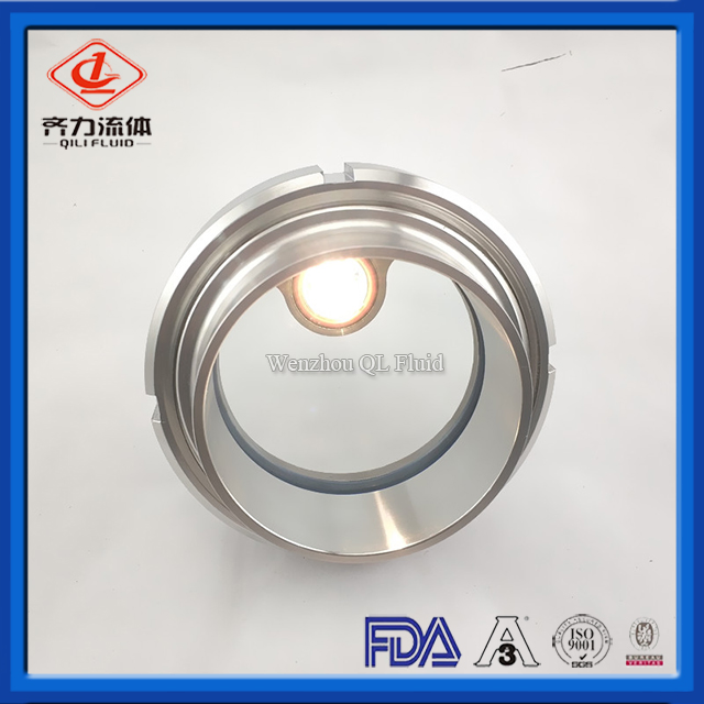 Sanitary Sight Galss with LED Lamp