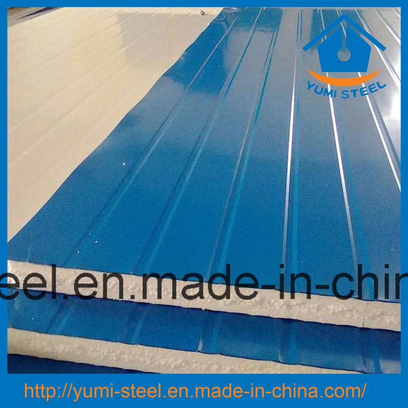 High Quality Color Steel Insulated EPS Sandwich Panel for Wall/Roof