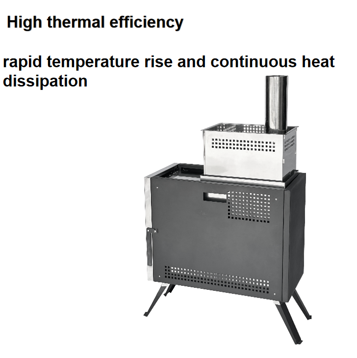 Diooist Outdoor Traditional Stove Sauna Equipment Modern Design Wood Burning Stove