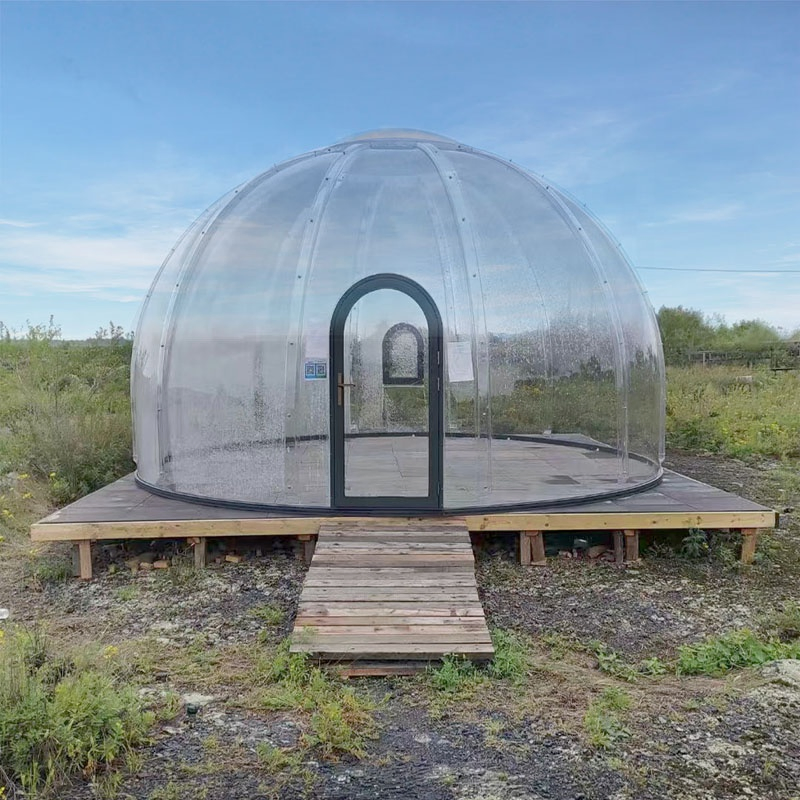 Prefabricated Cabin Outdoor Bubble Dome Panoramic Transparent Star Room Luxury Dome House