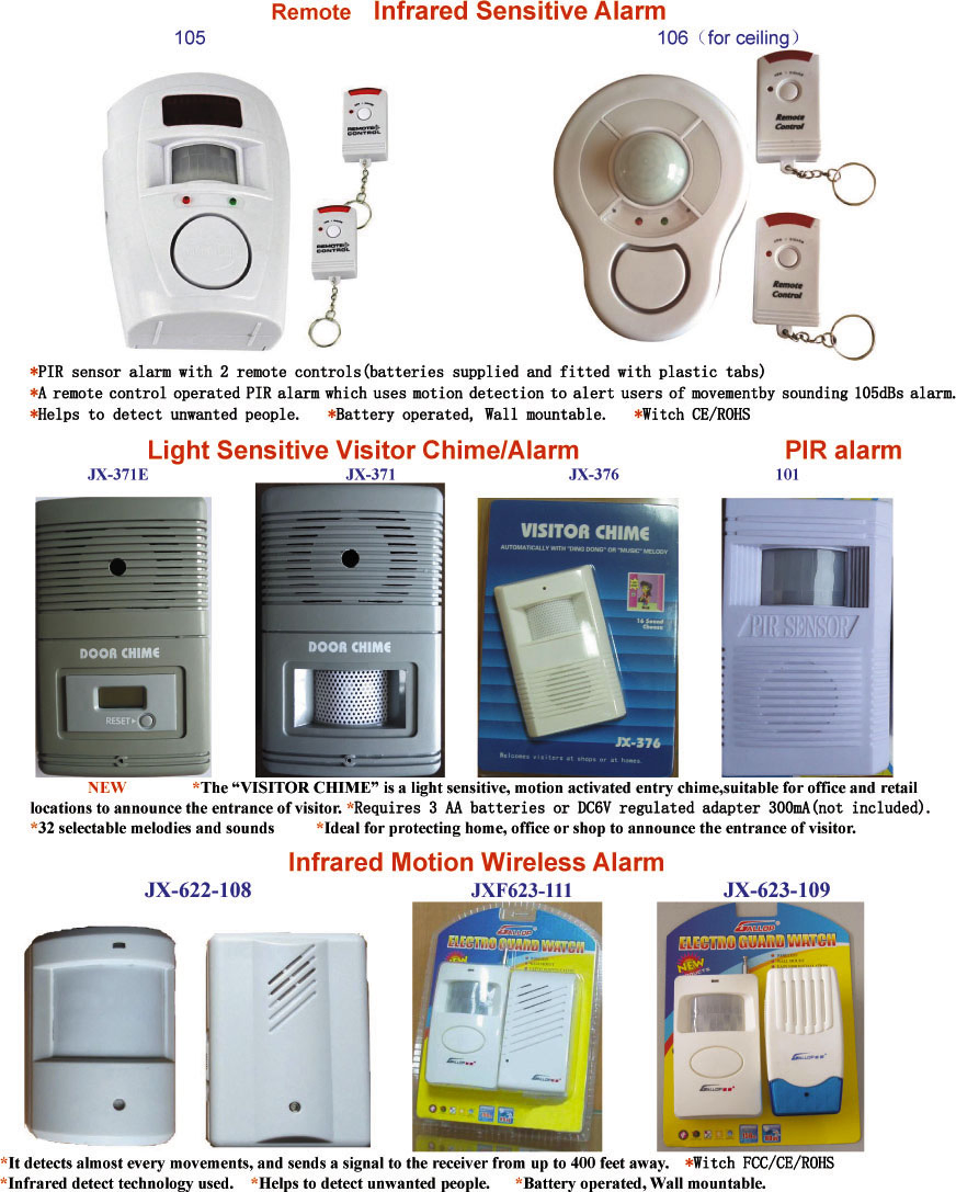 Magnet Muslim Doorbell Arabic Sound Enter Alarm DC3.0V