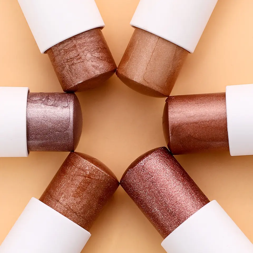 Private Label Vegan and Cruelty Free High Pigment Cream Makeup Contour Bronzer Highlighter Stick