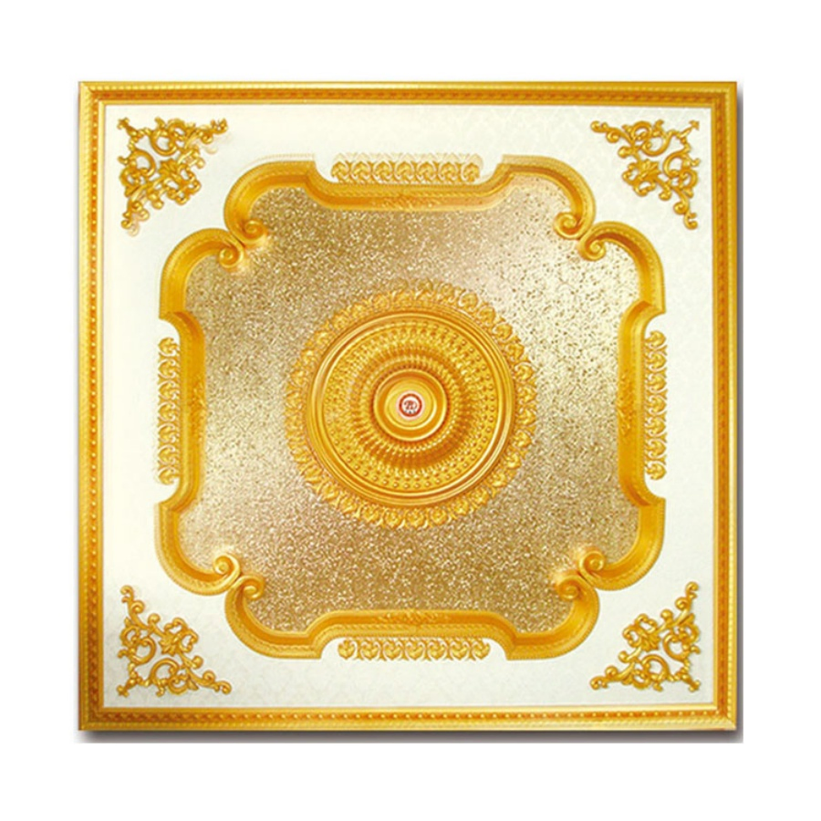 Banruo Golden Ceiling Medallions Panel for Light Decoration