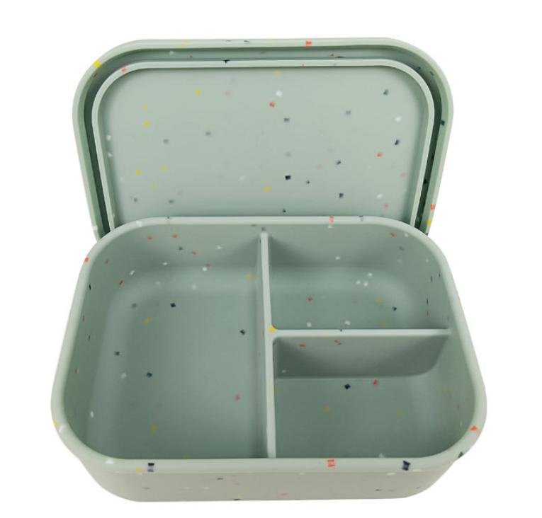 Custom Speckled Silicone Bentobox Lunchbox