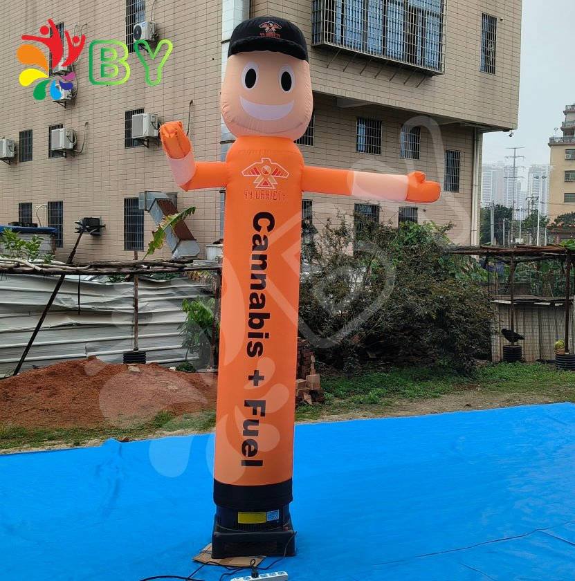 Dancer Digital Printed Nylon and PVC Model for Events Parties with Blower Accessory Competitive Price