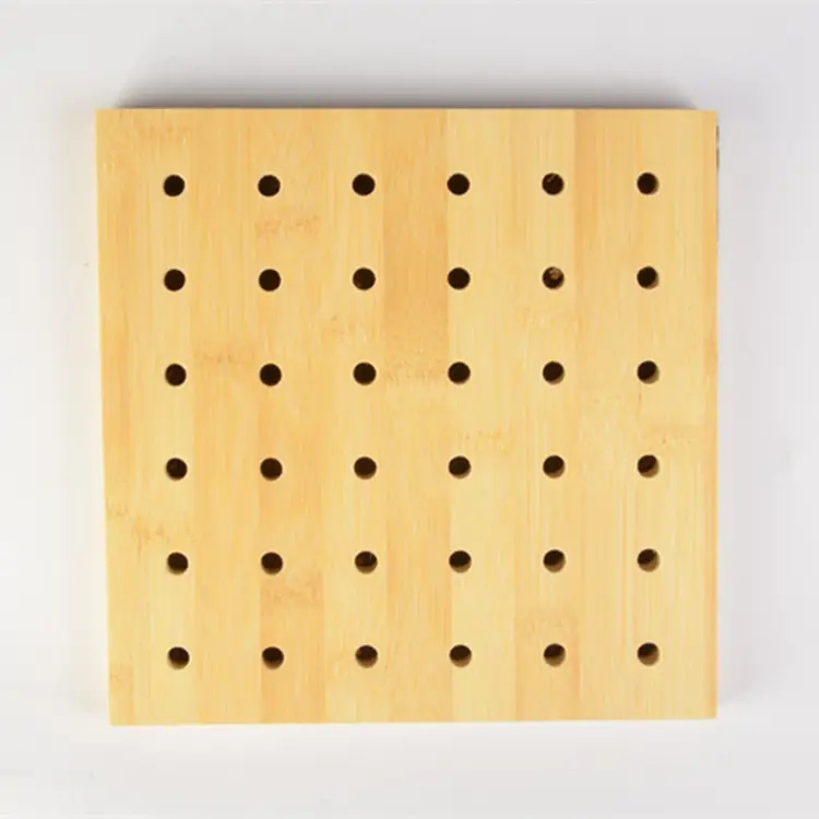 Acoustic Sound Absorbing Wood and Bamboo Ceiling Wall Panel