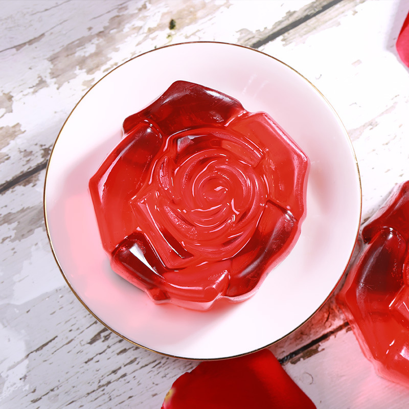 Handmade Rose Oil Natural Organic Cleansing Facial Soap Face Washing Soap