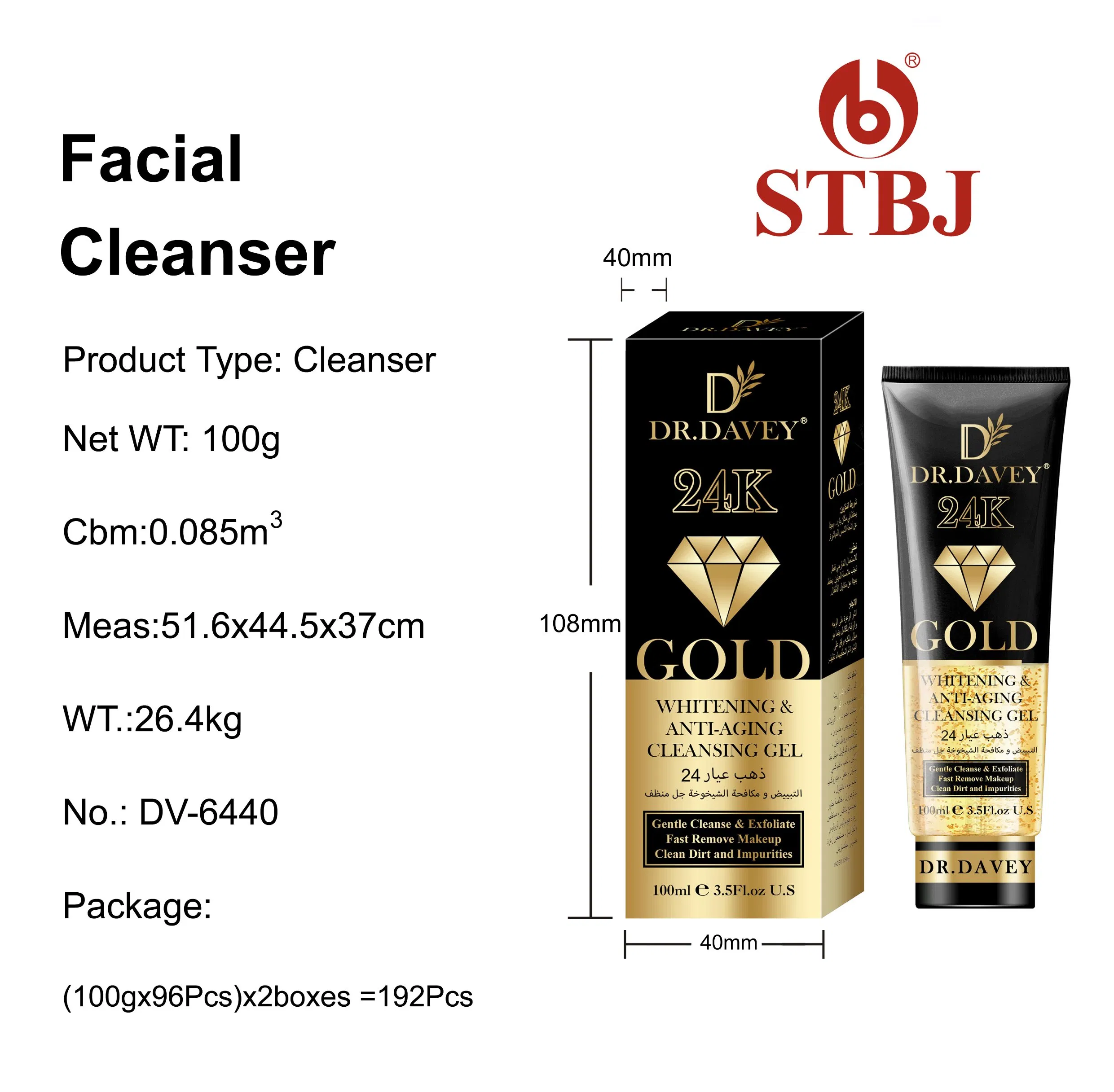 Gold Serum Face Wash Whitening Face Cleanser Foam Anti Aging Skin Moisturizinq Firming Oil Contro