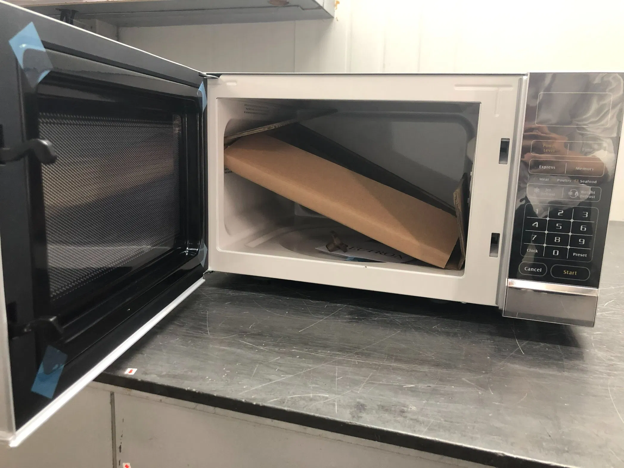 Auto Cooking Function Digital Table Top Pasta Cooker Microwave Oven