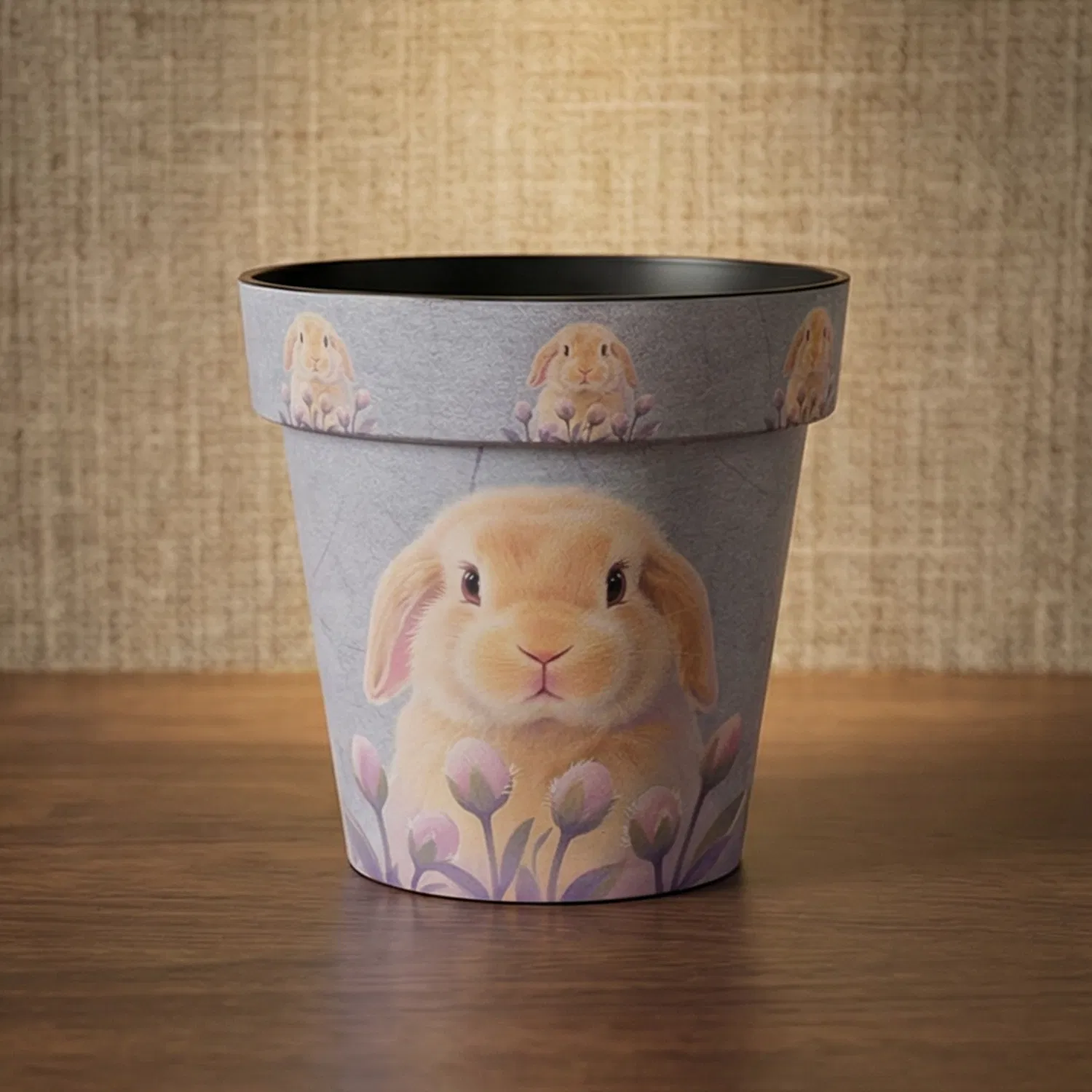 Industry Flower Pot with Saucer for Vibrant Outdoor Roses