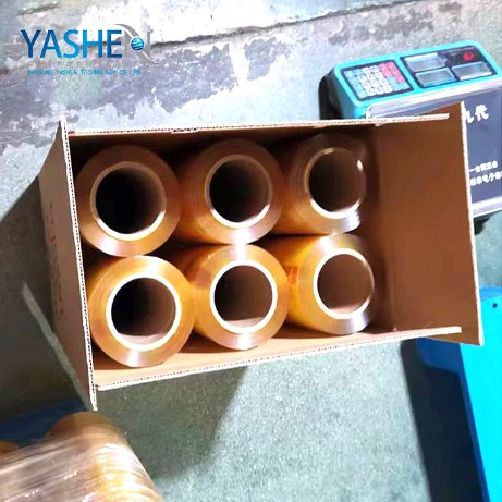 Food Grade Transparent Roll Form Printed Moisture Proof Soft PVC Cling Film