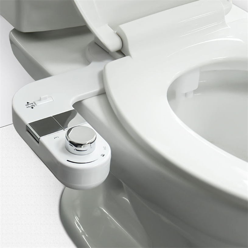 Bathroom Cold Water Dual Nozzle Super Slim ABS Bidet De Toilette Rinse Bide Shattaf Custom Bidet Attachment for Toilet