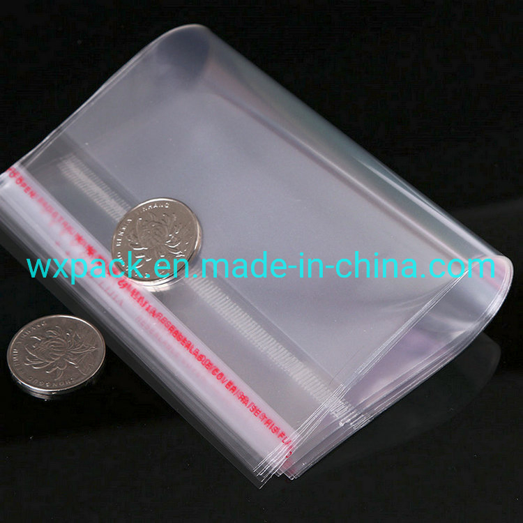 100PCS Clear Self Adhesive OPP Cellophane Food Bags