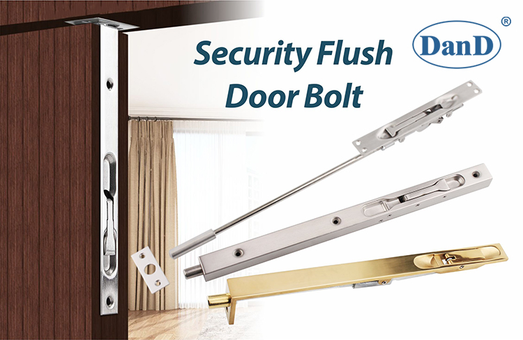 Safety Hot Sale Satin Nickel Brass Door Bolt Accessories Manufacturer for Double Wooden Door