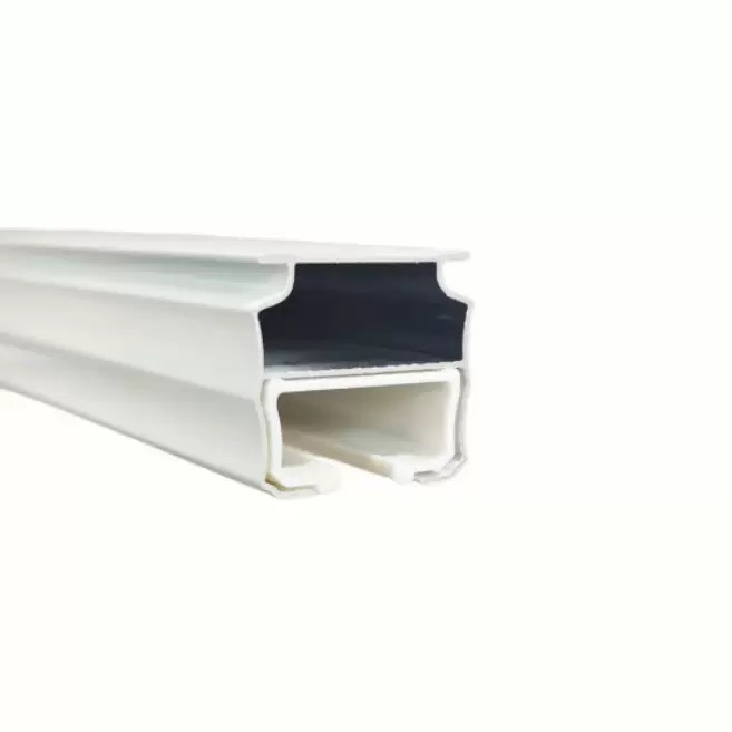 Top-Mounted Silent Dual-Track Aluminum Curtain Rail with Custom Hooks