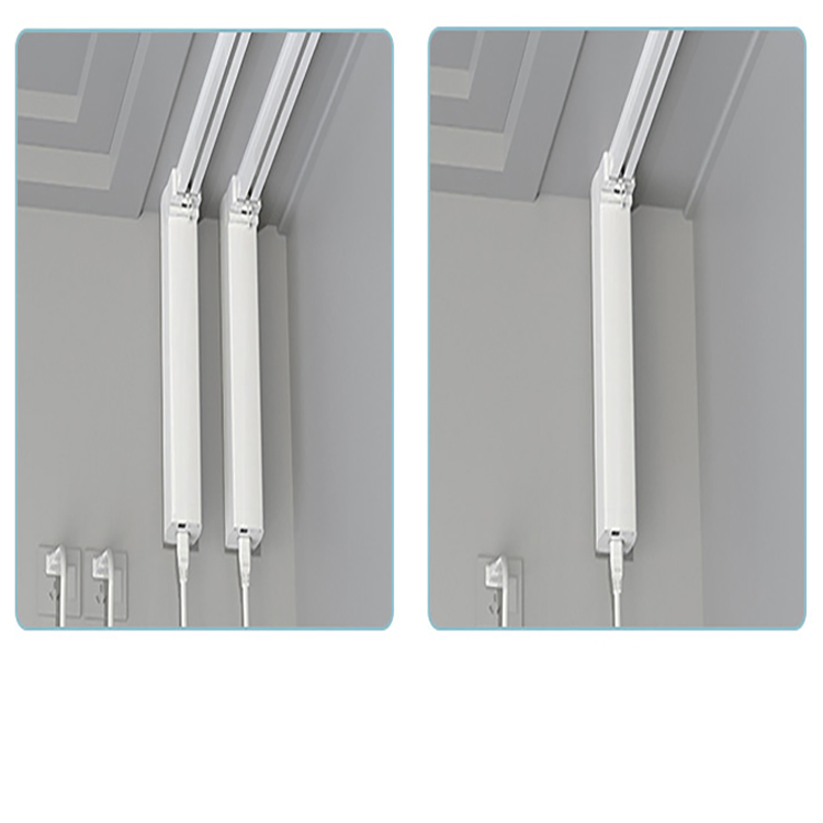 R&C Manufacture Heavy Duty Aluminum Electric Curtain Rail