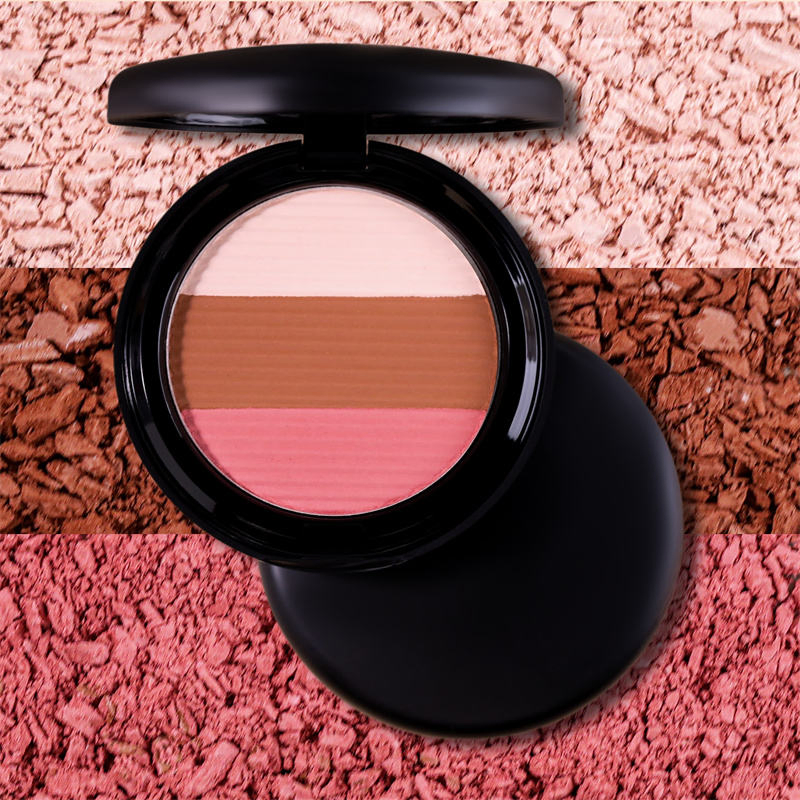 Tyo7 Wholesale Full Coverage Contouring Foundation Private Label Vegan Pressed Highlight Blush Powder