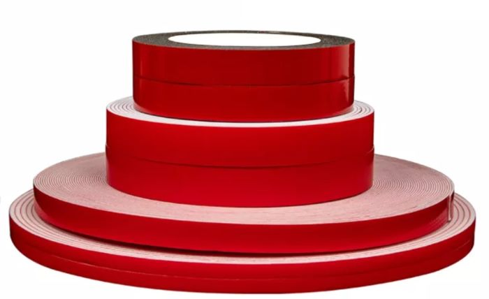 Strong Structural Bonding Adhesive 1mm Thick Double Sided Pure Acrylic Foam Glazing Tape Jumbo Roll High Bonding Waterproof Masking Soft Mounting Adhesive Tape