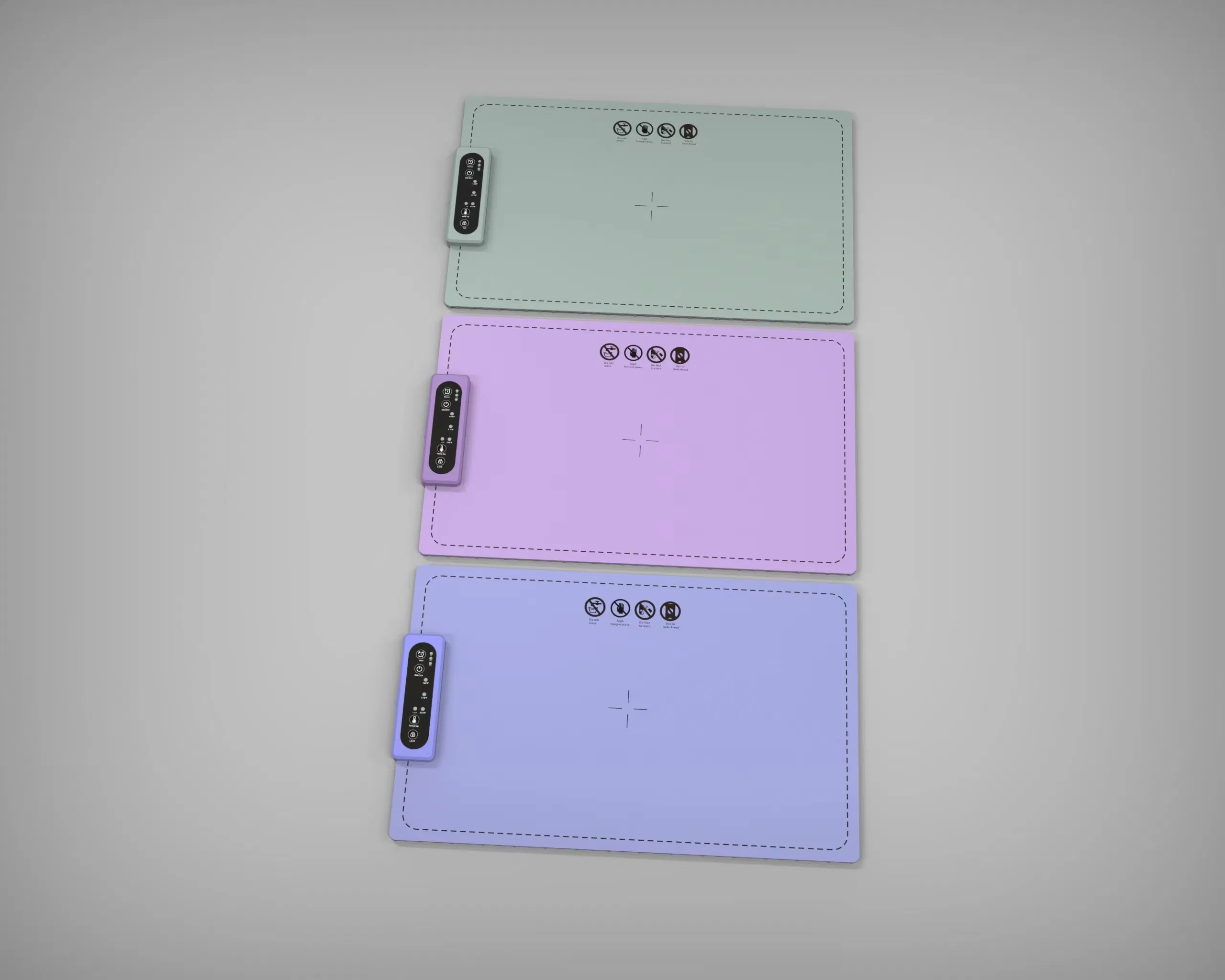 Foldable Food Warmer Tray Portable Food Silicone Mat with Adjustable Temperature