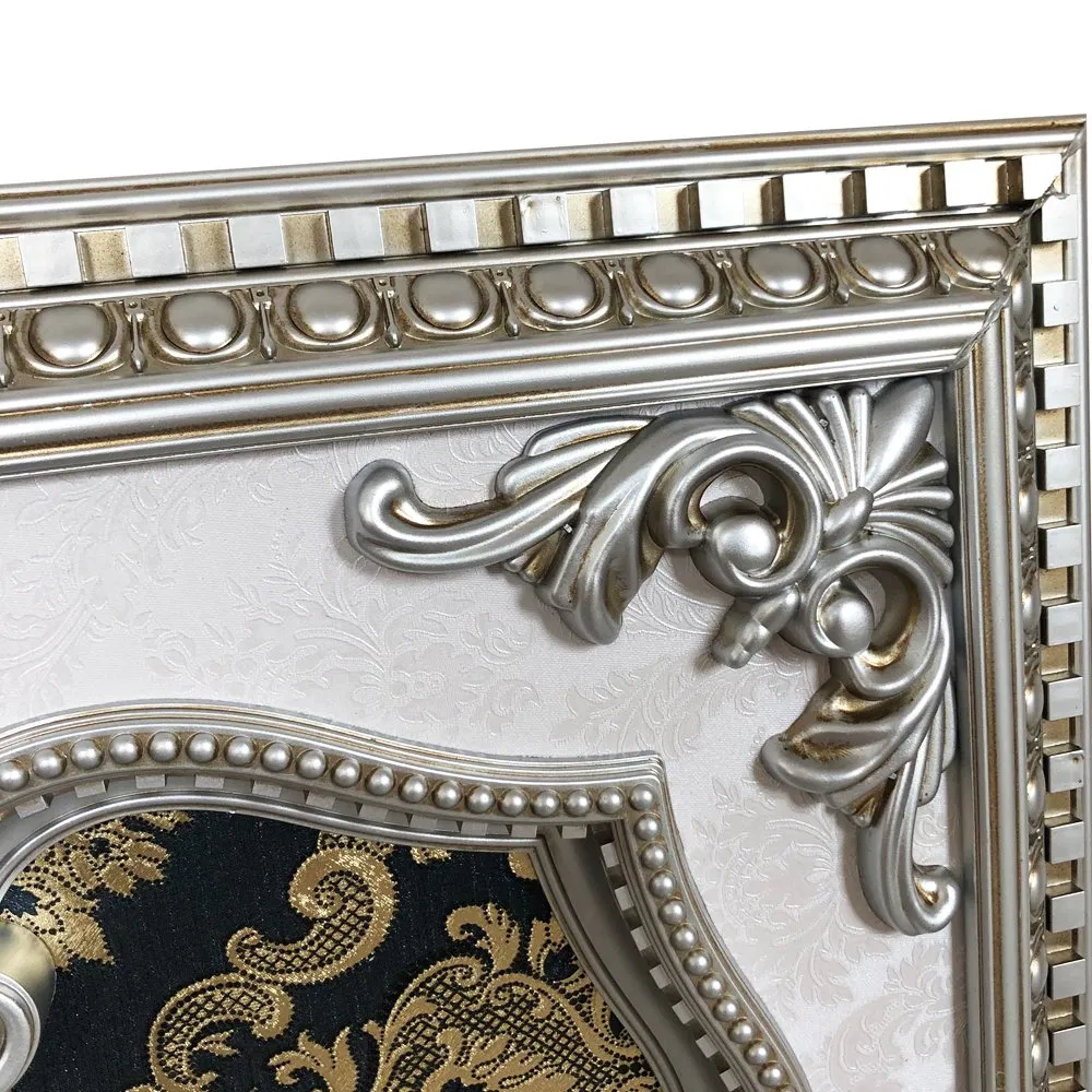 Banruo New Design Square Ceiling Electroplated Silver Antique Art Lamp Pool