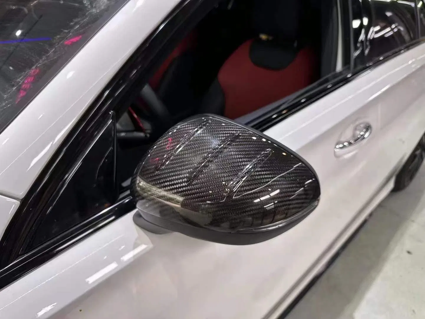 Carbon Fiber Wing Mirror Covers for Mercedes-Benz A35/A35L