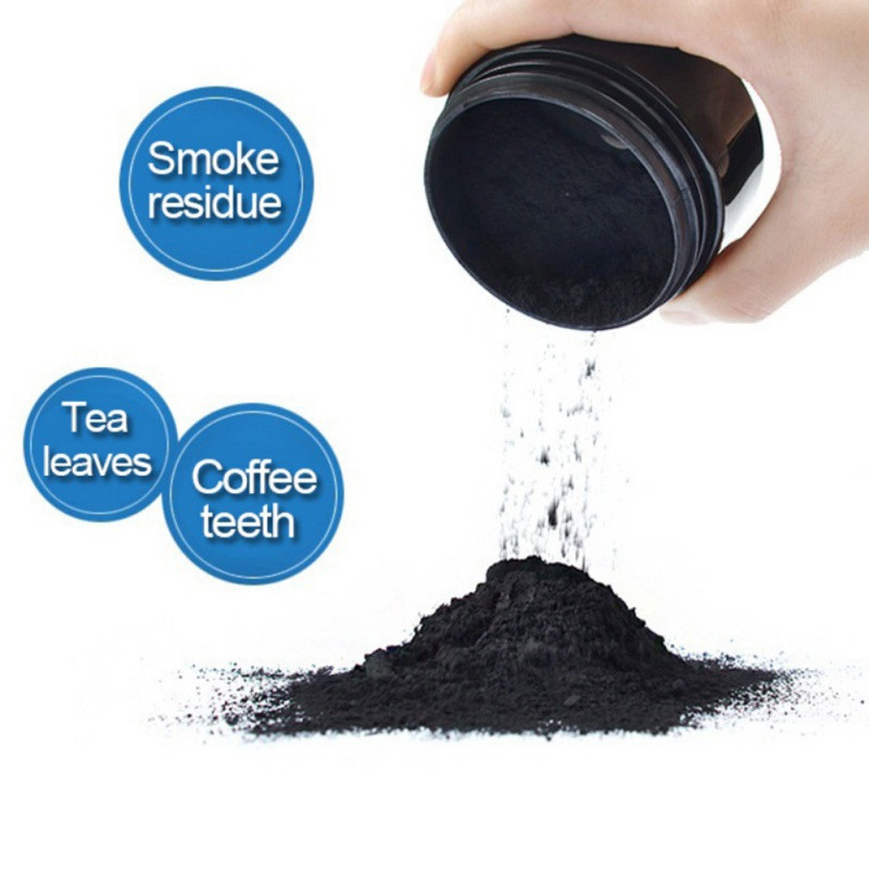 Organic Activated Carbon Effectively Whitens Strong Teeth Teeth Whitening Powder