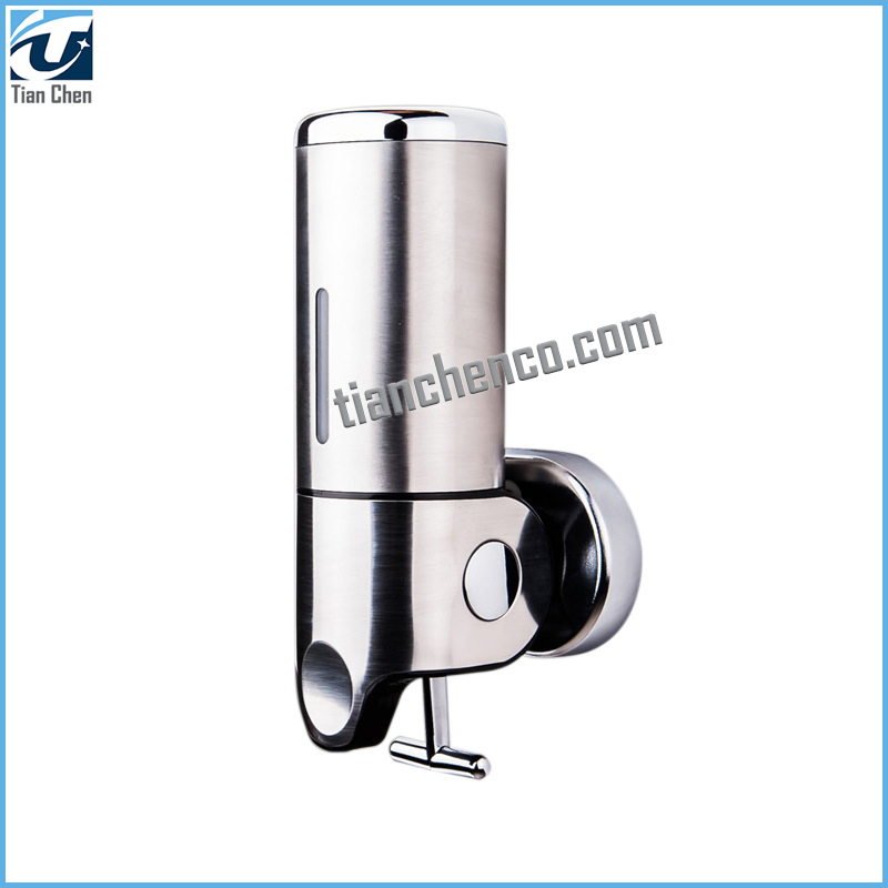 Single Head Shampoo or Conditioner Dispenser Wall Mounted Hotel Press Pump Soap Dispenser