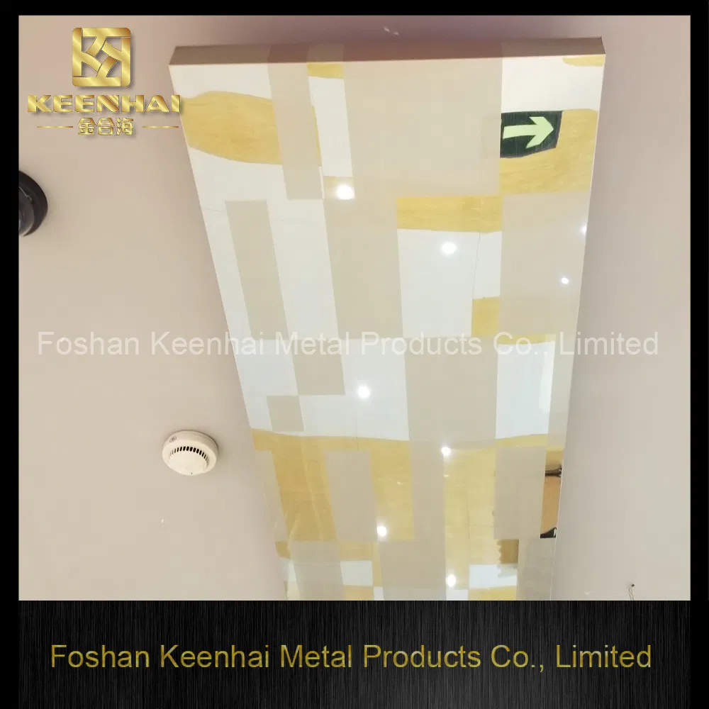 Exquisite Interior False Ceiling Design Stainless Steel 201 304 316 316L Stainless Steel Plates Decorative Suspended Ceiling (KH-MC-M4)