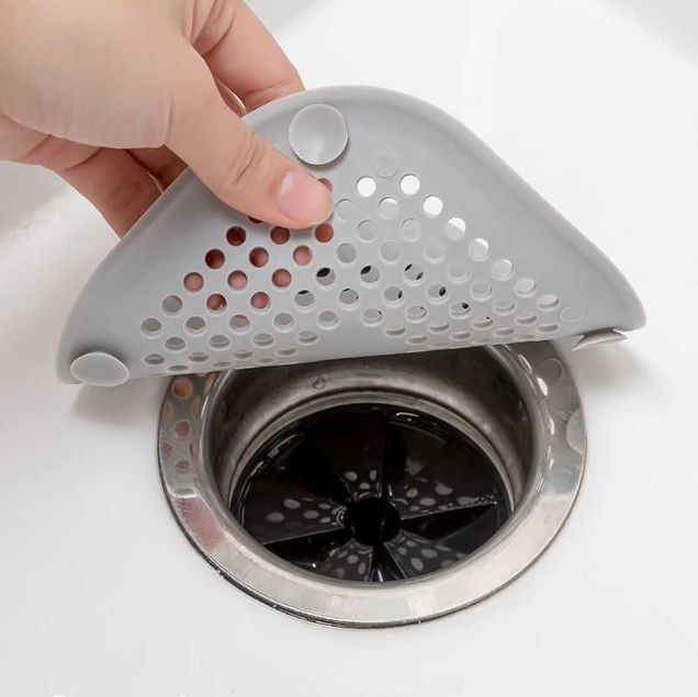 Bathroom Kitchen Drain Strainers, Hair Drain Catcher, Silicone Drain Cover