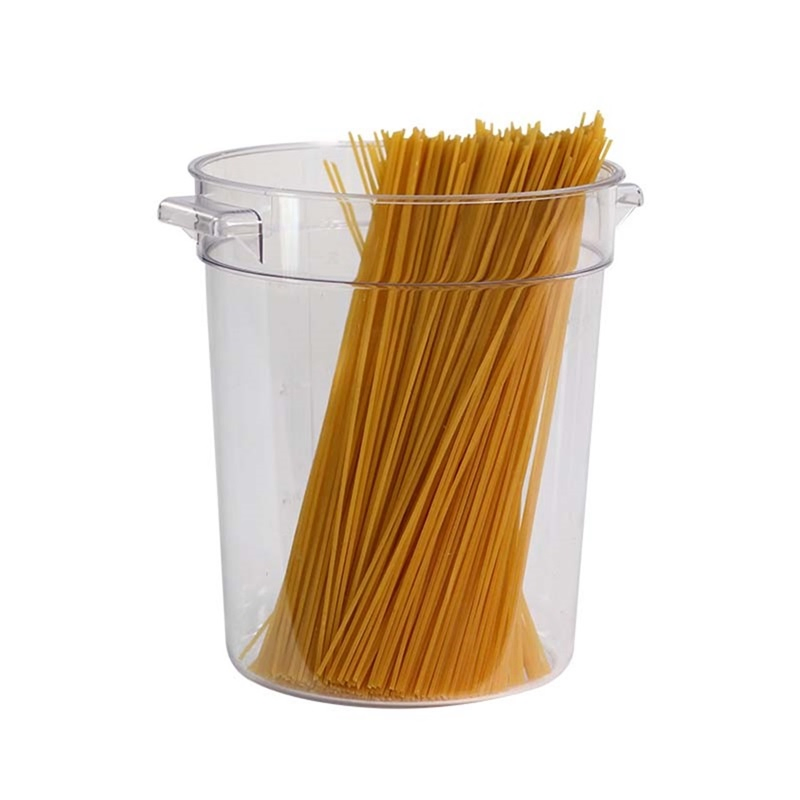 Kitchen Equipment Plastic Round Storage Container for Food