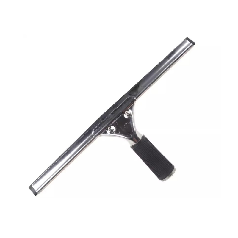 Multi-Purpose Stainless Steel Rubber Glass Wiper Long Telescopic Handle Window Squeegee