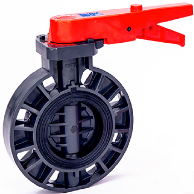 High Quality DN200 (8" inch) CPVC Butterfly Valve UPVC Industry Butterfly Valve PVC Industrial Butterfly Valve Plastic Butterfly Valve