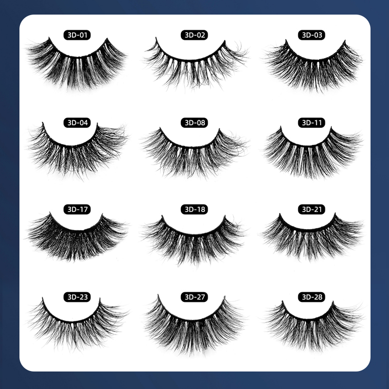 Factory Price Magnetic Mink Eyelashes 3D Eyeliner Magnetic Eyelashes