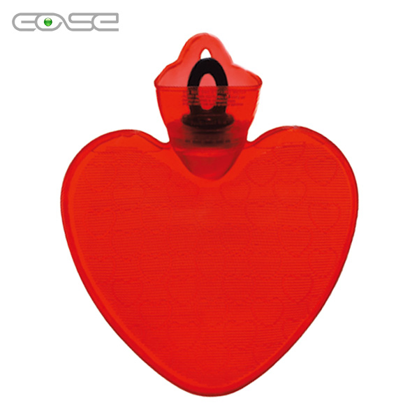 Heart-Shaped PVC Hot Water Bag for Cosy