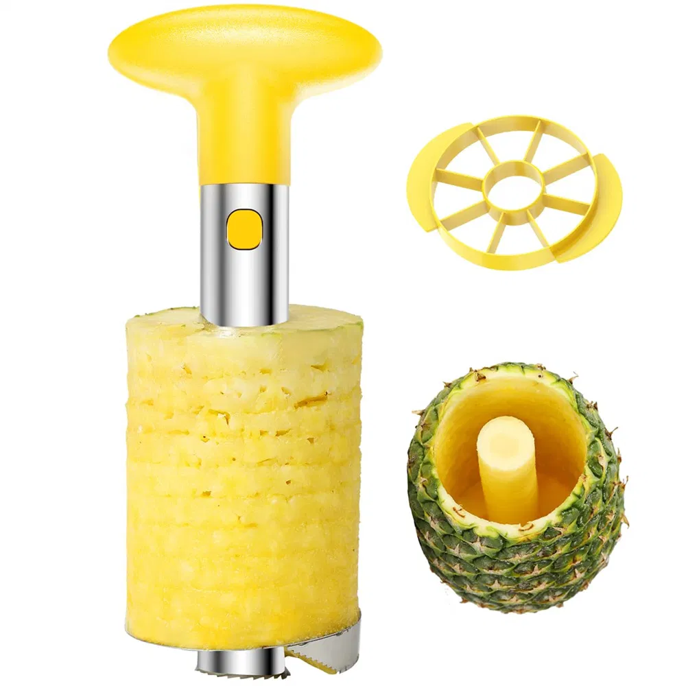Pineapple Peeler Corer Slicer with Stainless Steel