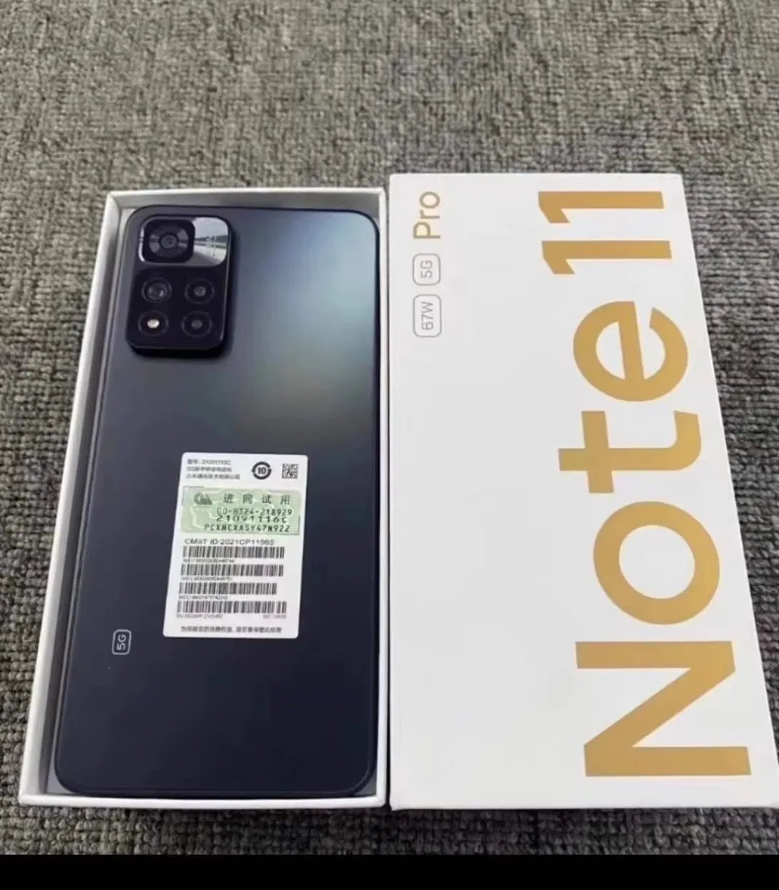 Wholesale for Note 11 PRO Note11 8+256GB Dual Card 5g Telefonos Celulares Smartphone Mobile Phone Second-Hand Phone