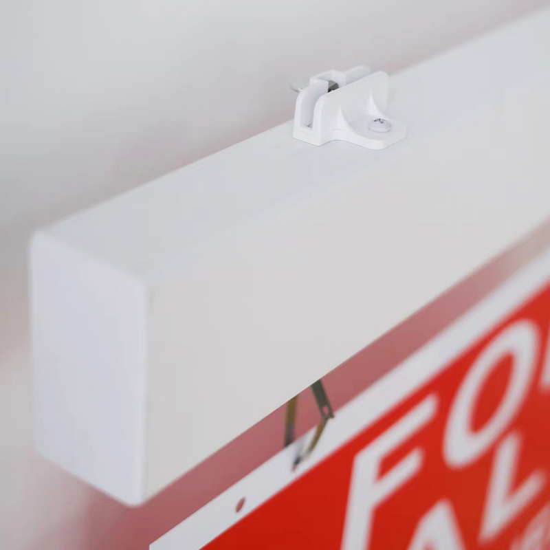 PVC Vinyl Real Estate Sign Post White Yard Sign Post for Sale