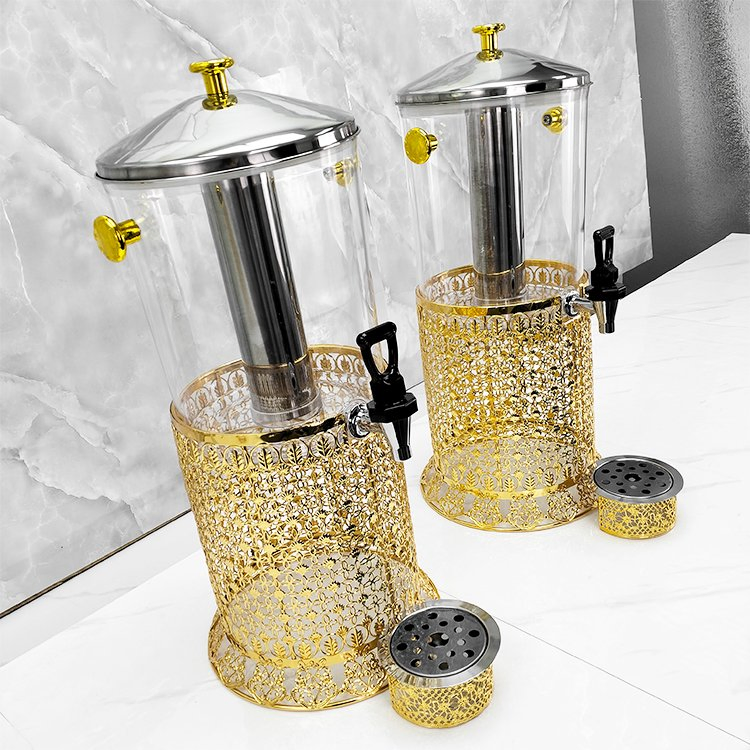 High-Borosilicate Cold Beer Tower Party Water Juice Wine Economic Stainless Steel Beverage Dispenser